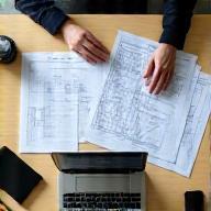 Table de travail, plans de gestion de projet