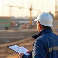 Ingénieur en train de superviser un chantier civil à Lyon